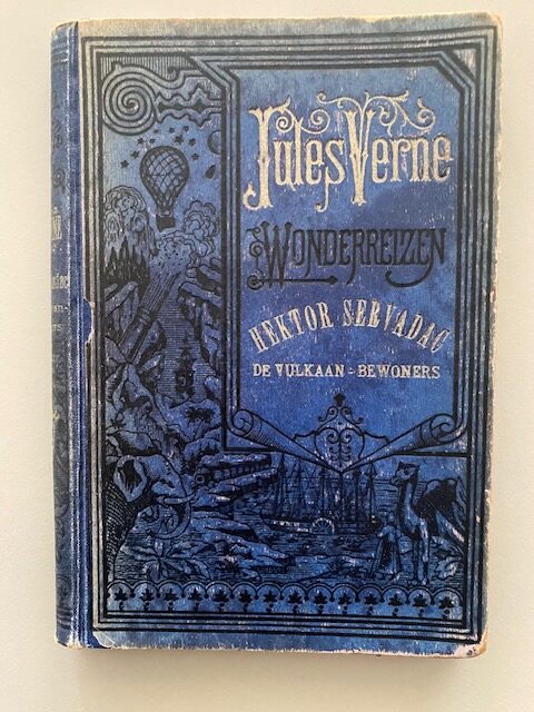 Jules Verne's Geïllustreerde Wonderreizen, nr. 14 Hektor Servadac, De vulkaan-bewoners | ca. 1912 | Uitgevers-maatschappy "Elsevier"