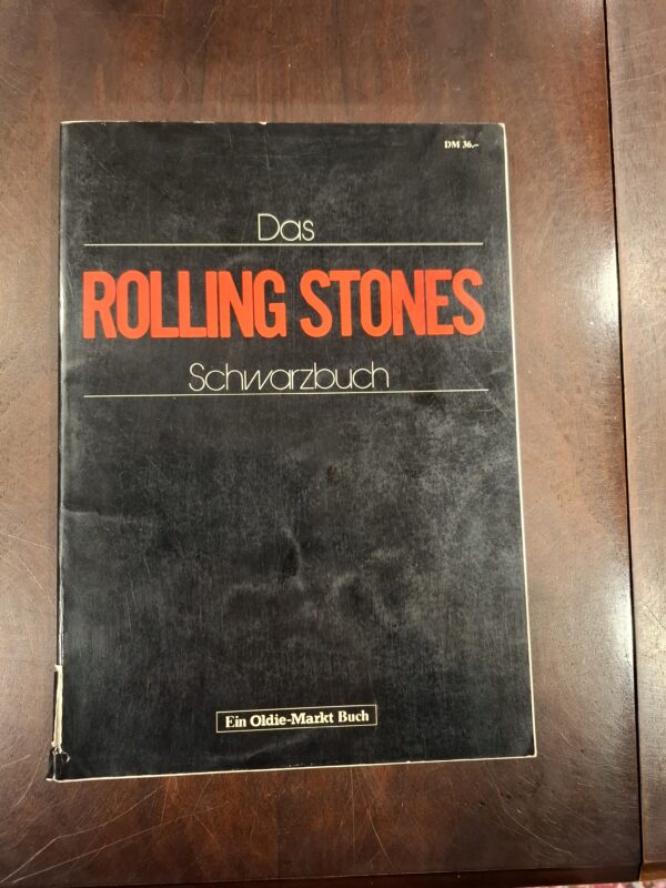 Das Rolling Stones Schwarzbuch | Dieter Hoffmann | 1987 | druk onbekend | New Media Verlag Vaihingen | 3-926886-00-5