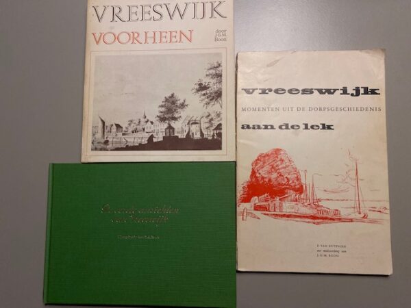 Kavel, 3 boeken | Vreeswijk | J.G.M. Boon / F. van Zutphen